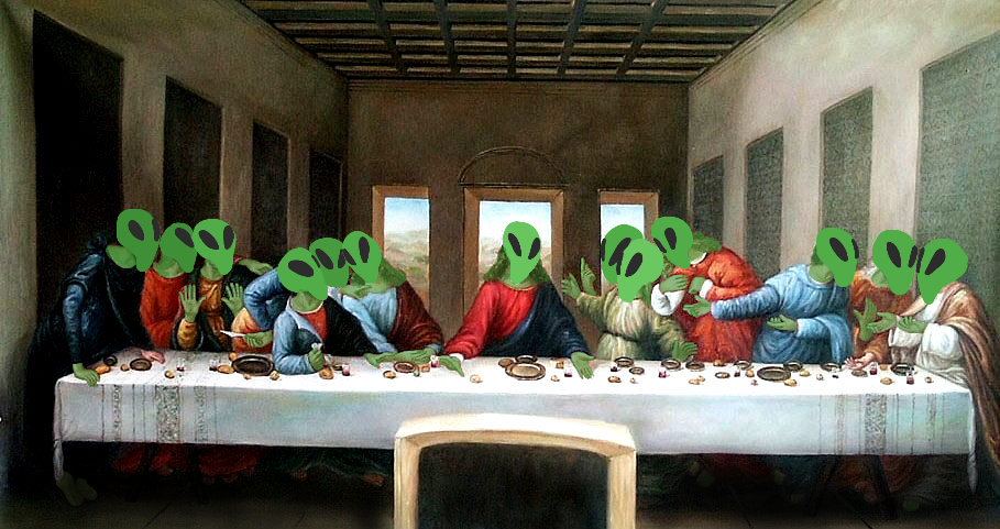 Alien Last Supper